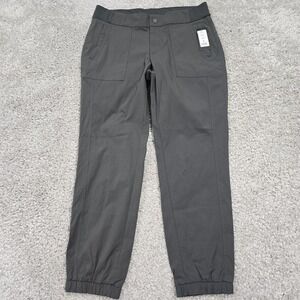 Vina Womens Lightweight Tapered Jogger Pants Size Large Olive Outdoor Hiking